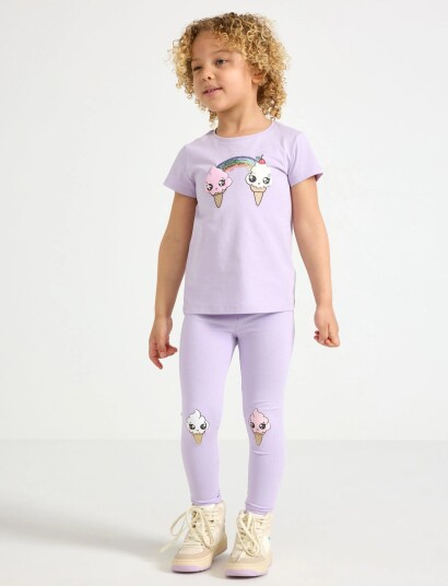 Lindex Leggings Purple 98
