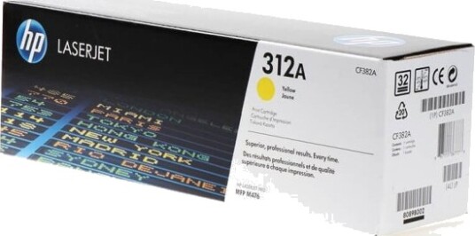 HP Toner CF382A 312A Gul
