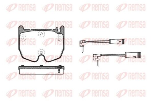 Bremseklosser REMSA 0992.02 Bremseklosser REMSA 0992.02