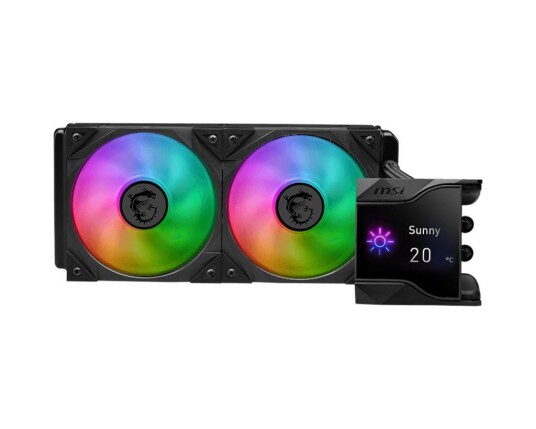 MSI MPG CoreLiquid D240 Væskekjøler med RGB-belysning og 120mm vifter MSI MPG CoreLiquid D240 Væskekjøler med RGB-belysning og 120mm vifter