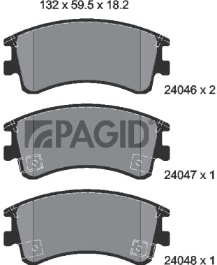 PAGID T1429N Bremseklosser PAGID T1429N Bremseklosser