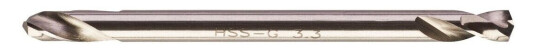 Milwaukee Metallbor HSSG dobbel 3.3 mm Milwaukee Metallbor HSSG dobbel 3.3 mm