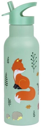 A Little Lovely Company Stainless steel XL Vannflaske Forest friends