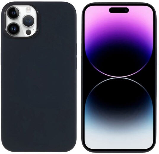 Trolsk Mobildeksel Silikon Svart (iPhone 14 Pro Max)