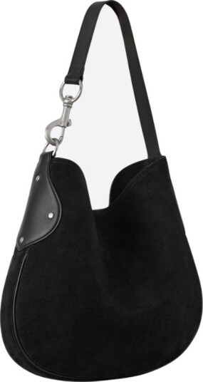 Mulberry Hackney shoulder bag suede OS sort dame Mulberry Hackney shoulder bag suede OS sort dame
