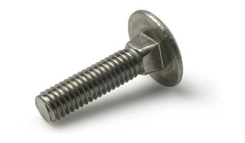 Schäfer & Peters 06032835 Vognbolt MVBF A2 DIN 603 100-pakk M8 x 35 mm Innfesting