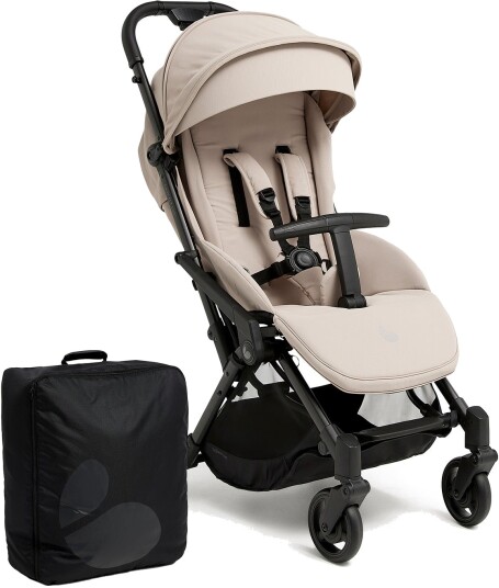 Beemoo Easy Fly Lux 4 Trille inkl Padded Transportveske Sand Beige