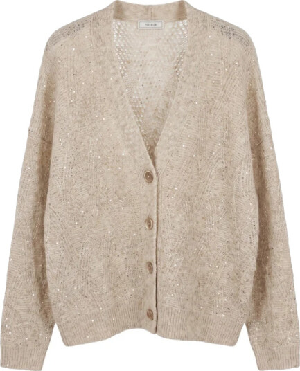 Peserico Dame Strikkevarer Beige M,
