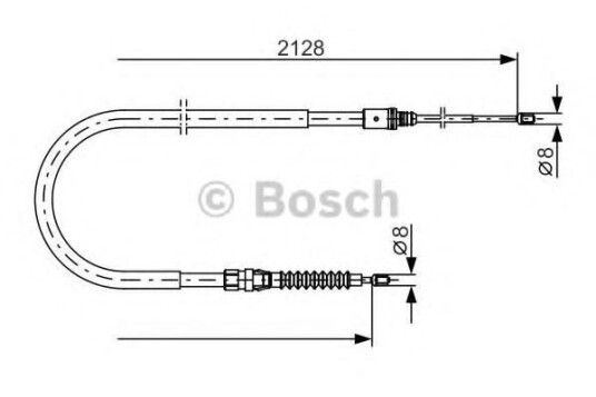Bremsewire BOSCH 1 987 482 324 Bremsewire BOSCH 1 987 482 324