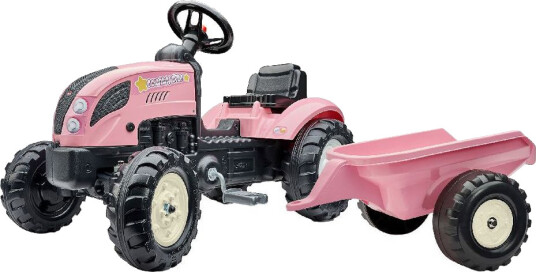 Falk Traktor Country Farmer Rosa Pedaltraktor 56124