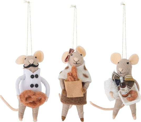 Bloomingville Peo Ornament - Beige - H12CM