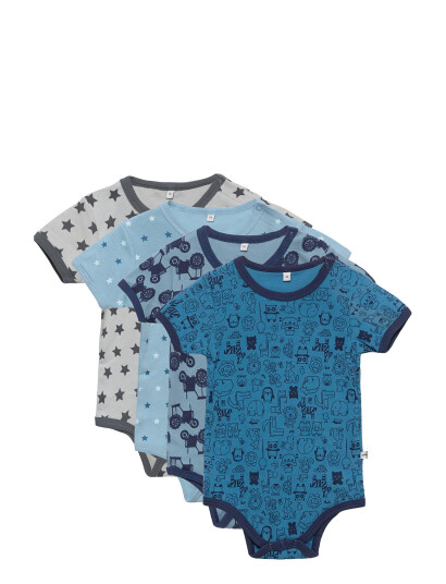 Pippi Body Ss Ao-Printed (4-Pack) - Multi/patterned - 50