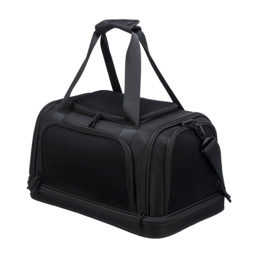 Trixie Transportveske til Hund Sort 28x25x44cm - Håndbagasje Godkjent for Fly