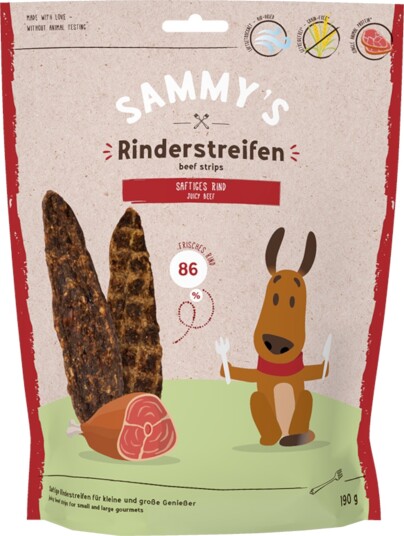 Sammy's Oksestrimler 190g