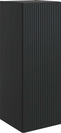 vidaXL Vegghengt skap Svart 33 x 34,5 x 90 cm Konstruert tre
