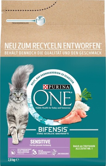Purina One Sensitive Tørrfôr 2x2.8kg