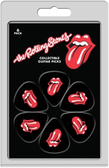 Perri Corporation Perri's Rolling Stones Tongues Guitar Picks 6 Pack 81011275 Perri Corporation Perri's Rolling Stones Tongues Guitar Picks 6 Pack 81011275