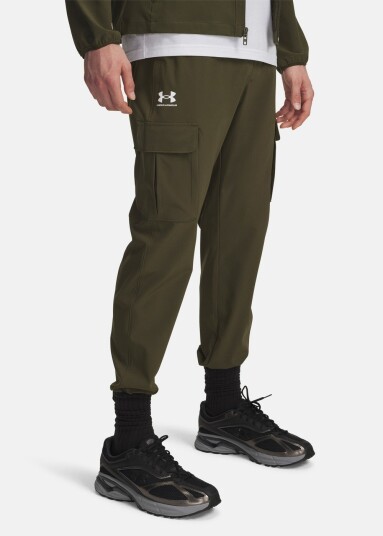 Ua Vibe Woven Cargo Pants Expedition Green L Treningsbukser Ua Vibe Woven Cargo Pants Expedition Green L Treningsbukser