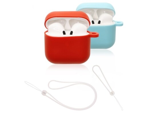 4Smarts Silicon Case Set, Ladeetui, Silikon, 8,5 G, Blå, Rød