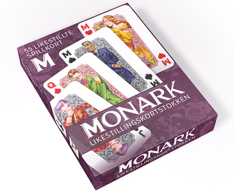 Monark KjÃ¸nnsnÃ¸ytral Kortstokk - Brettspill fra Outland