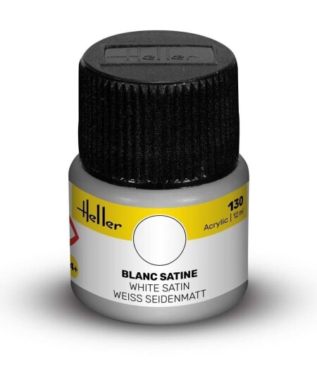 Heller Akryl No 130 White - Satin 12ml