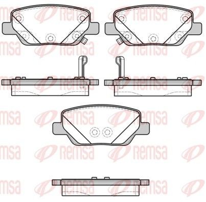 Bremseklosser REMSA 1700.02 Bremseklosser REMSA 1700.02