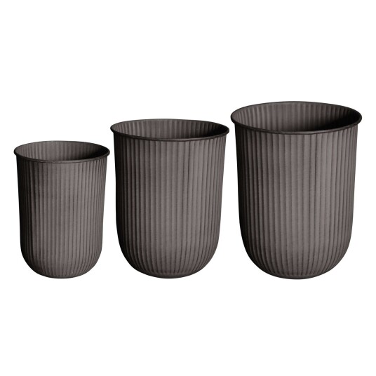 Dbkd Out Stripe Krukke 3 pk Brun