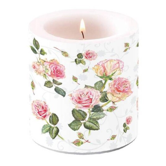 Dekor kubbelys med Rose motiv fra Ambiente