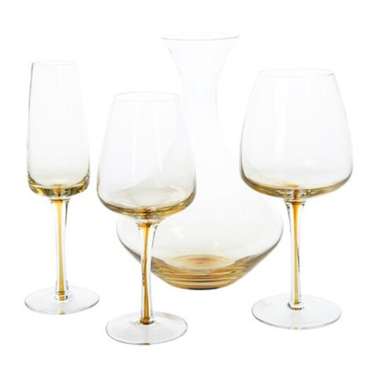 Broste Copenhagen Amber champagneglass 20 cl