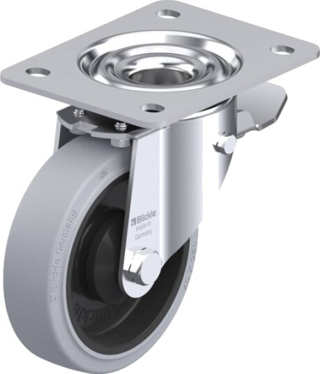 Blickle 354399 Lk-Poev 125Ka-3-St-Sg Styrehjul Med Brems, Hjuldiameter 125 Mm, Bæreevne Maks. 250 Kg – 1 Stk Blickle 354399 Lk-Poev 125Ka-3-St-Sg Styrehjul Med Brems, Hjuldiameter 125 Mm, Bæreevne Maks. 250 Kg – 1 Stk