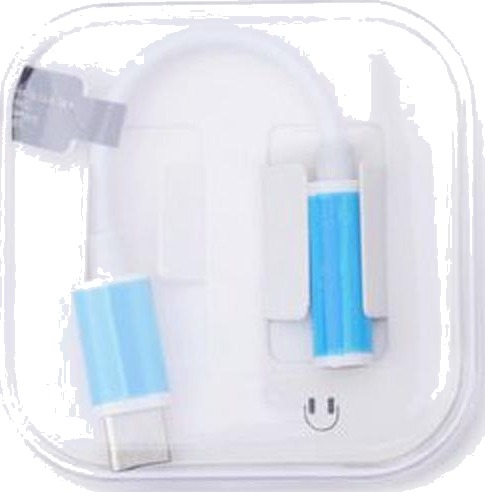 Babaco Usb Adapter Adapter Hf/Audio Jack Til Usb-C Adapter Hvit