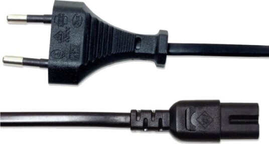 Manhattan Euro Til C7 Audiokabel 0,5 m Svart 354738
