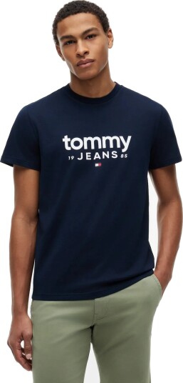 Tommy Jeans Tjm Slim Graphic Tee Ext Navy XXXL