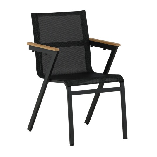 Venture Design Mexico lenestol Svart/teak Svart