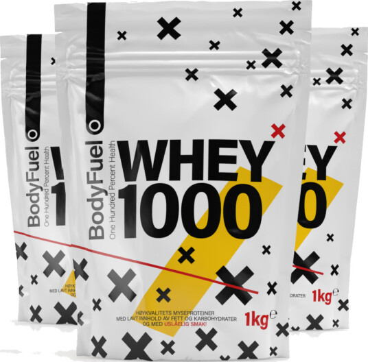 BodyFuel 1kg Whey 1000 (3-pack)
