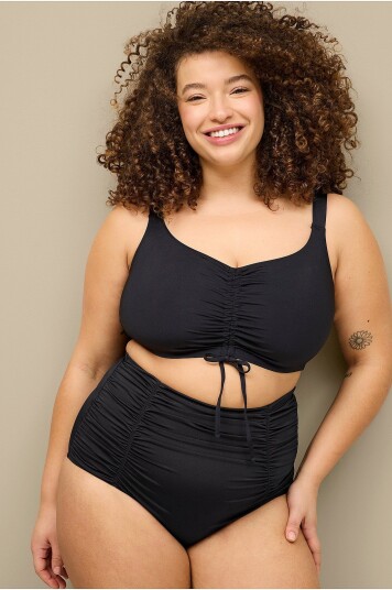 Ellos Plus Collection Maxi Bikini Rosa Svart