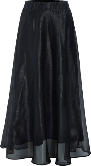 Hunkøn Zinnia Long Skirt Black XS