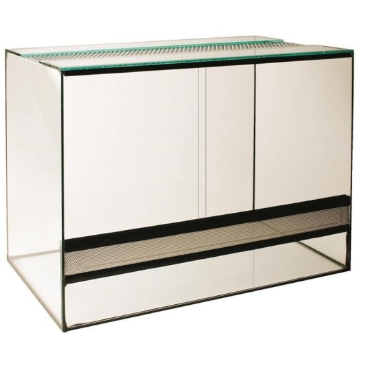 Terrarium Helglass, flere størrelser 124 liter, 55x50x45 cm