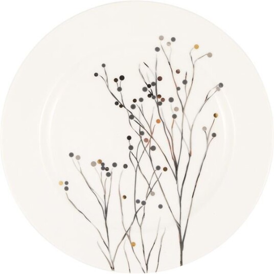 Greengate Antonia liten tallerken 15 cm white