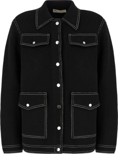 Tory Burch Dame Strikkevarer Svart L, Tory Burch Dame Strikkevarer Svart L,