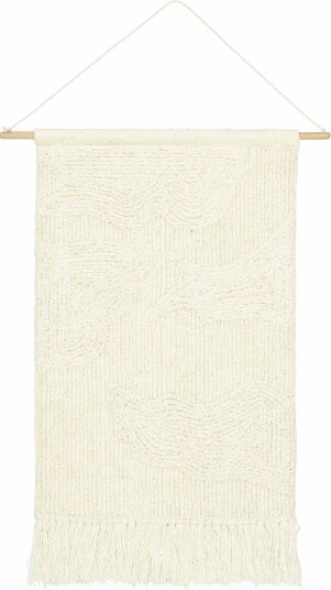 Svanefors Cloud veggteppe Offwhite 100 x 150 cm Hvit