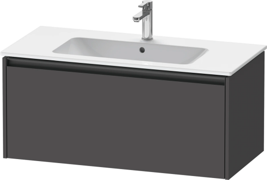 Duravit Ketho.2 Servantskap 1 Skuff 1010x480 mm Grafitt Matt