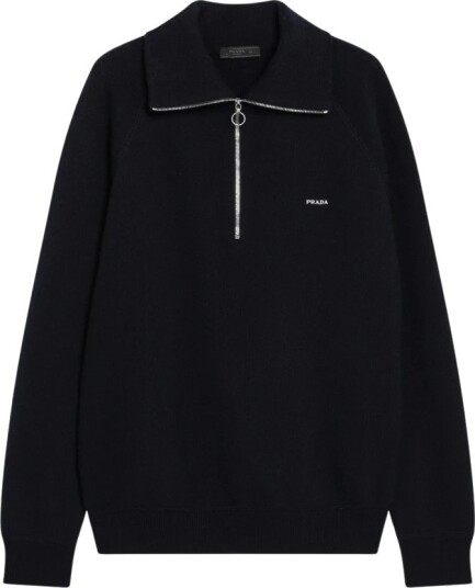 Prada, Herre, Gensere & Hettegensere, Blå, M,