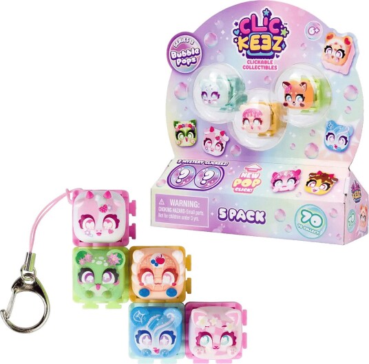 Toyrock Clickeez S3 5-Pack Multi Coloured One Size Toyrock Clickeez S3 5-Pack Multi Coloured One Size