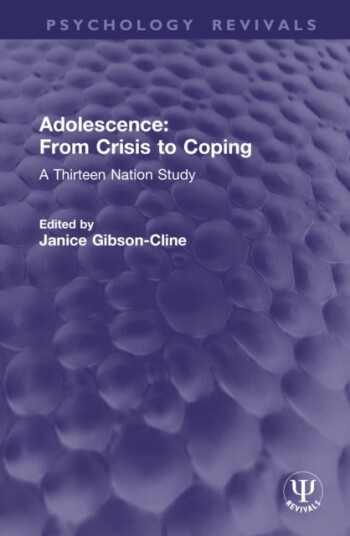 Adolescence: From Crisis to Coping