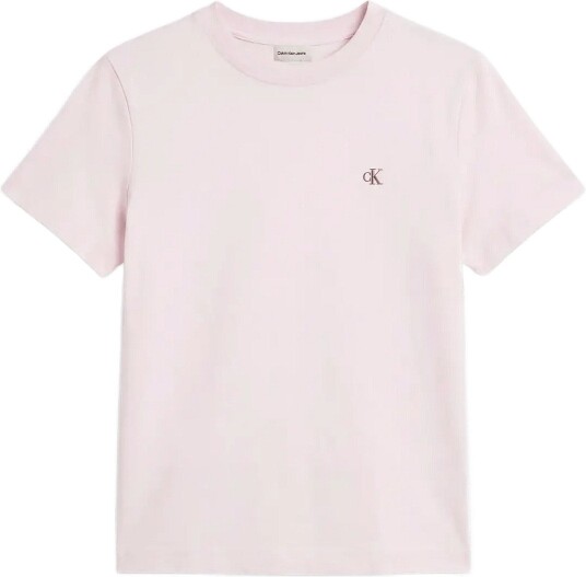 Calvin Klein Jeans Ss Monogram Crew Tee CRYSTAL BLUSH XS Calvin Klein Jeans Ss Monogram Crew Tee CRYSTAL BLUSH XS