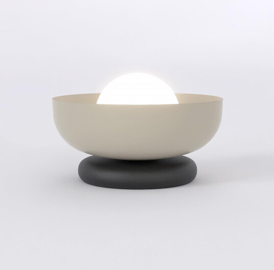 Ozzy bordlampe Mokka