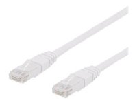 X-Shield - Koblingskabel - RJ-45 (hann) til RJ-45 (hann) - 1 m - UTP - CAT 6 - halogenfri, formstøpt - hvit