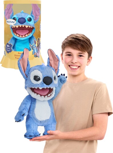 Disney Lilo & Stitch Interaktiv Kosedyr Real FX Puppetronic