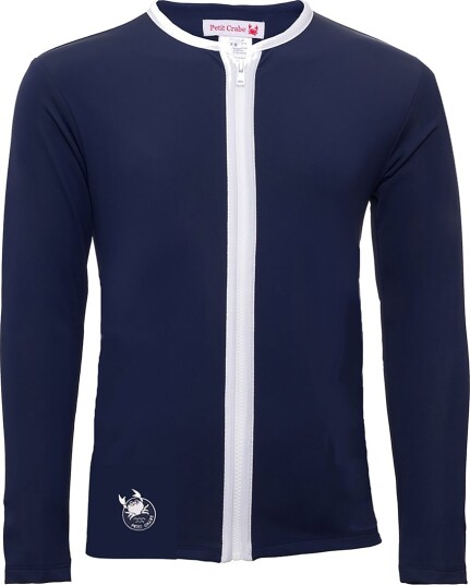 Petit Crabe Badetop UV50+ Navy Petit Crabe 7 8 år 122 128 Badetøy Blå